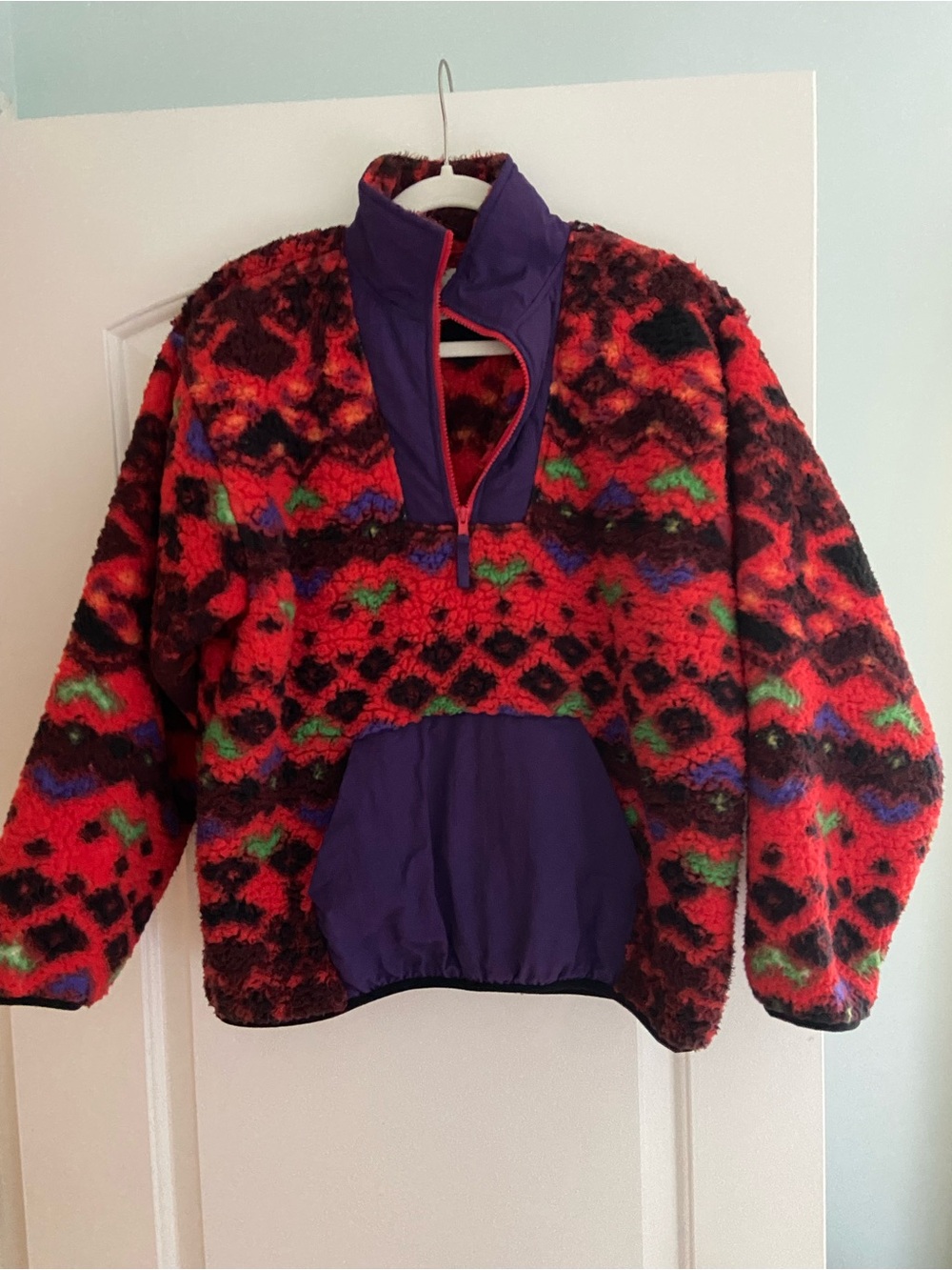 Urban Outfitters Patterned Fleece Pullover